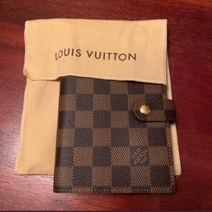LOUIS VUITTON small agenda ( Damier print )